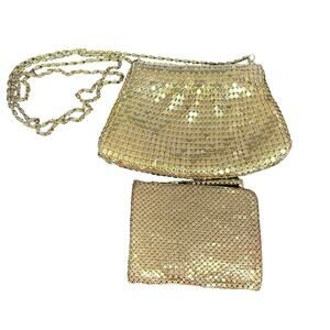 Vintage Y&S Original Gold‎ Chainmail Mesh Purse & Wallet